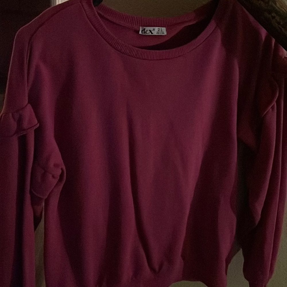 Dark Burgundy pink sweater
